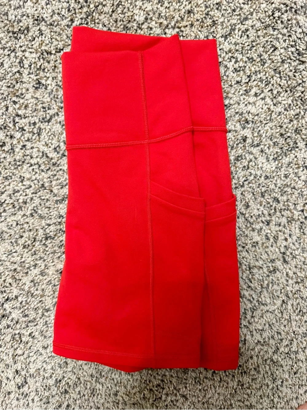 NWT Fabletics Power Hold Women's High-Rise Red Shorts - Size Small